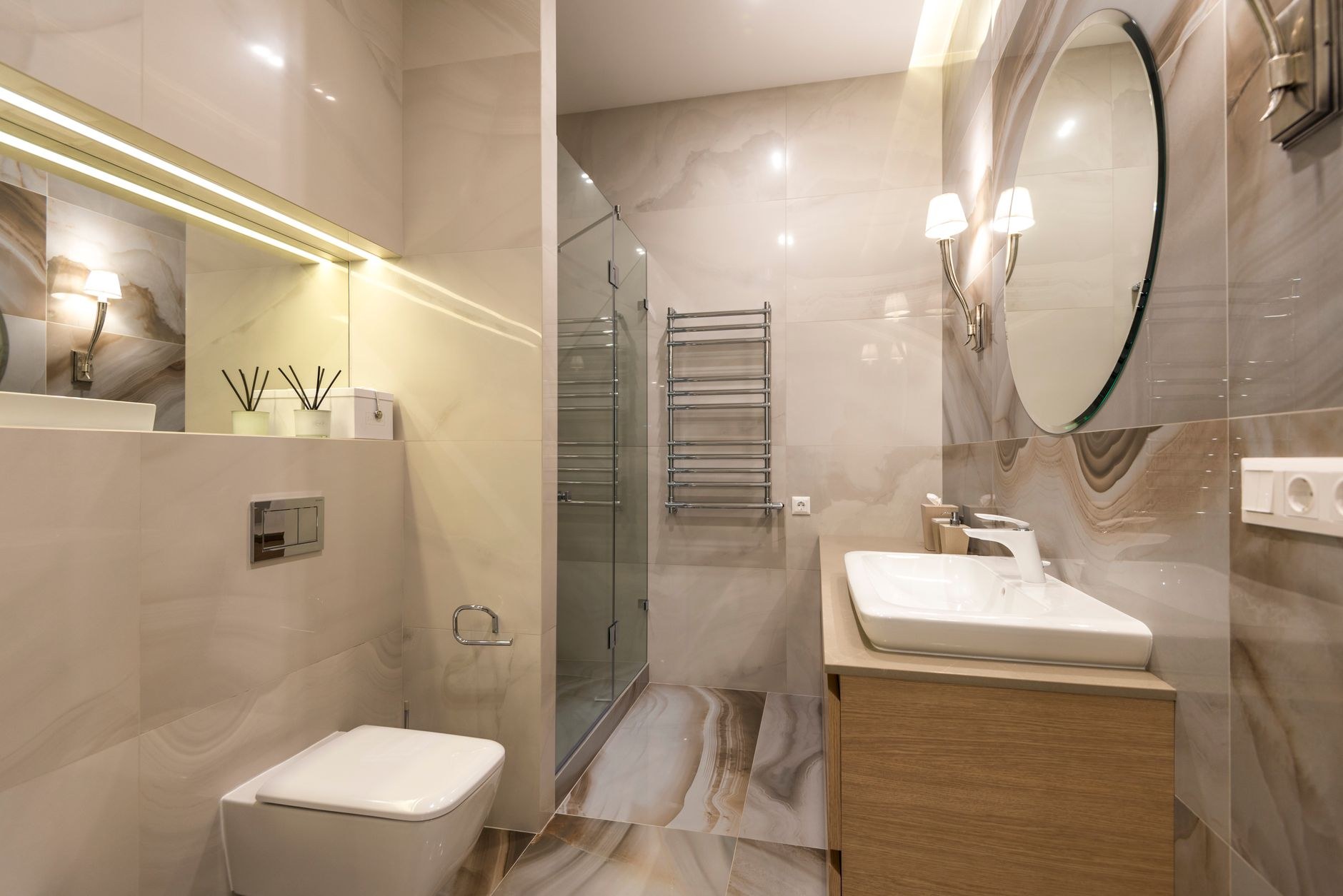 Fixtures and bathrooms